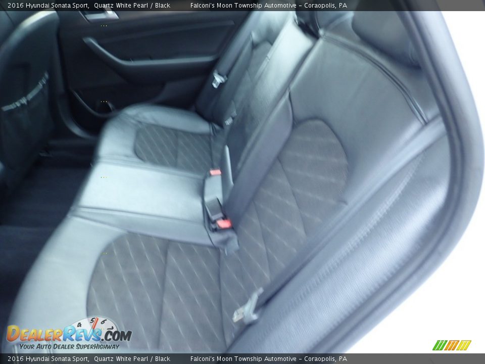 2016 Hyundai Sonata Sport Quartz White Pearl / Black Photo #16