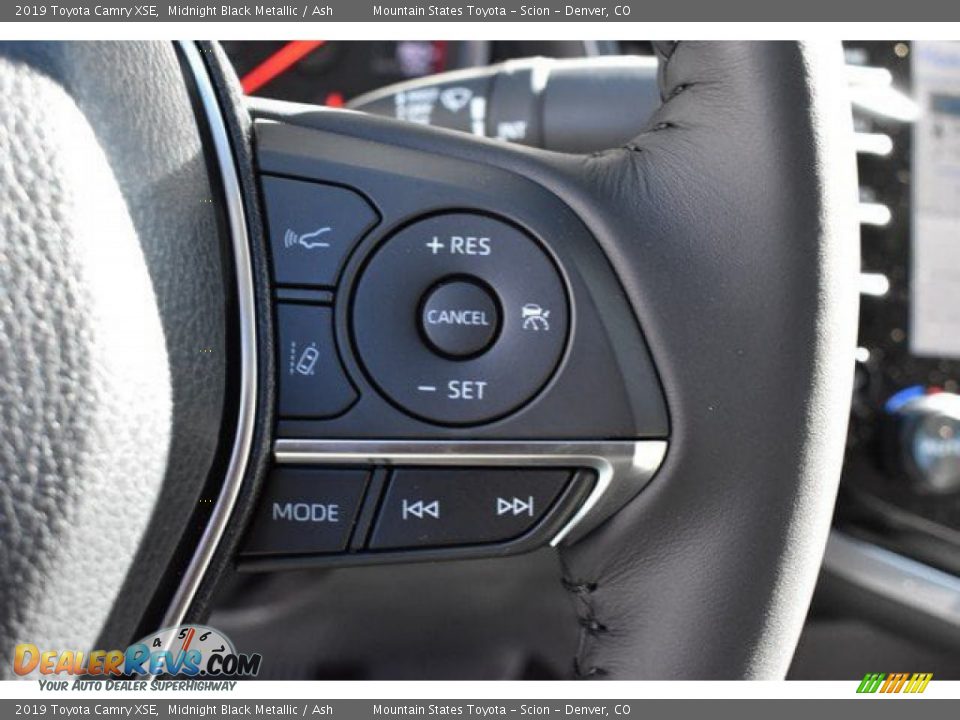 2019 Toyota Camry XSE Midnight Black Metallic / Ash Photo #27