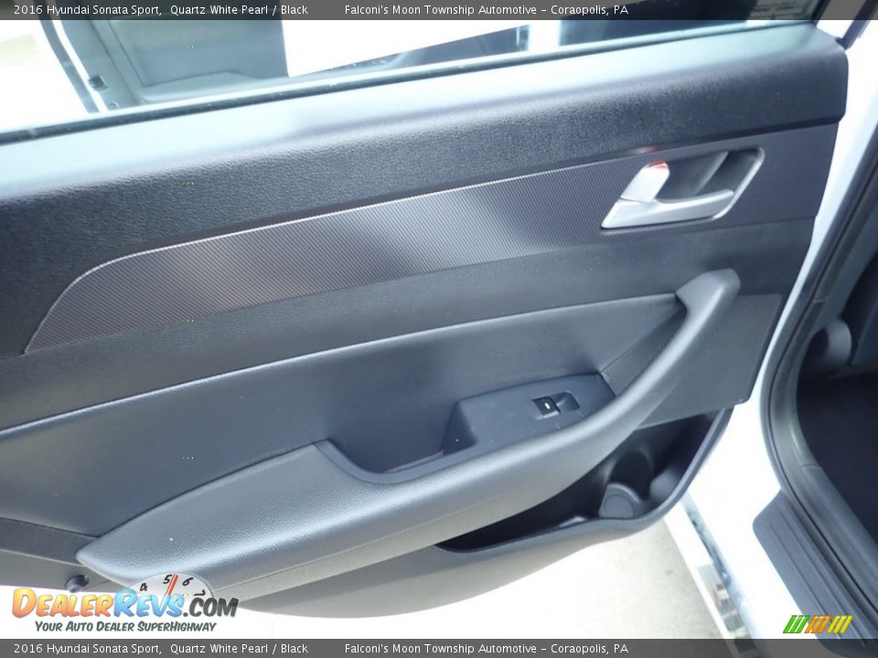 2016 Hyundai Sonata Sport Quartz White Pearl / Black Photo #18