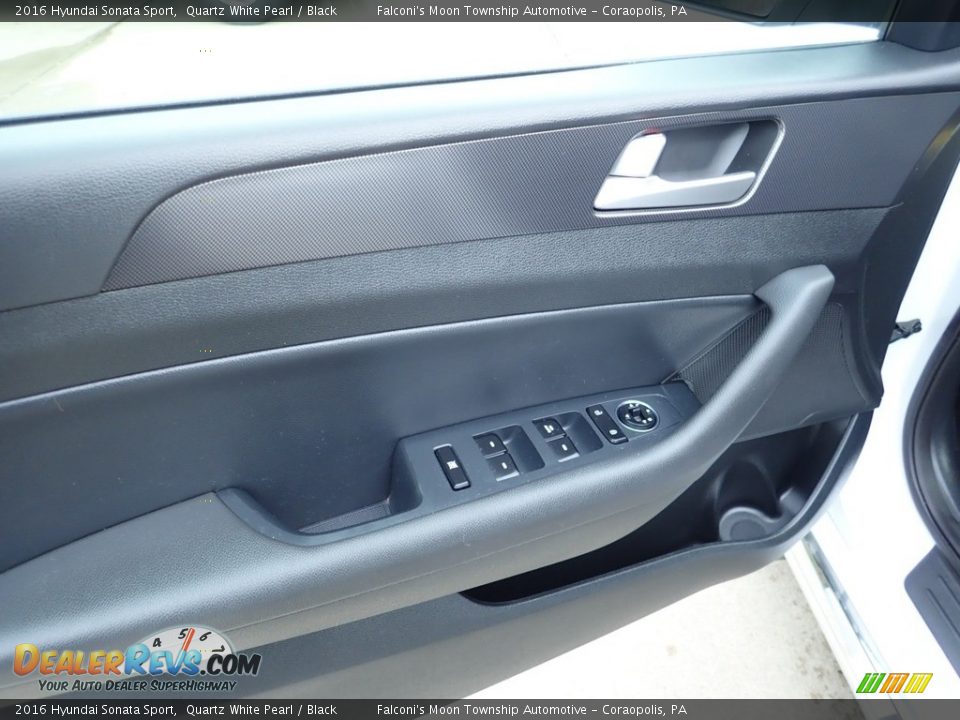 2016 Hyundai Sonata Sport Quartz White Pearl / Black Photo #19