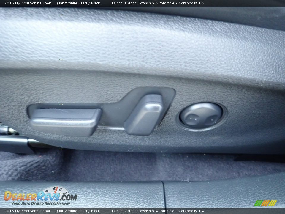 2016 Hyundai Sonata Sport Quartz White Pearl / Black Photo #20