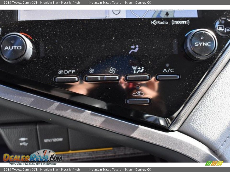 2019 Toyota Camry XSE Midnight Black Metallic / Ash Photo #29
