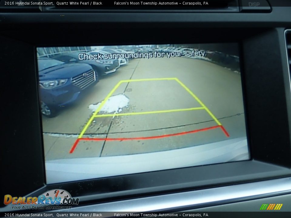 2016 Hyundai Sonata Sport Quartz White Pearl / Black Photo #25