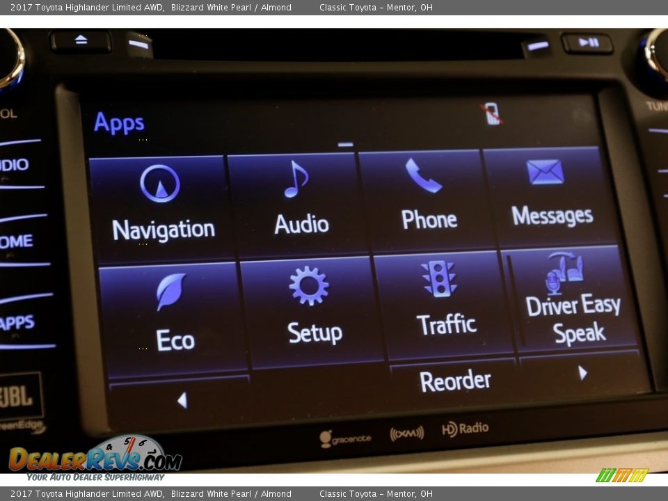 2017 Toyota Highlander Limited AWD Blizzard White Pearl / Almond Photo #10