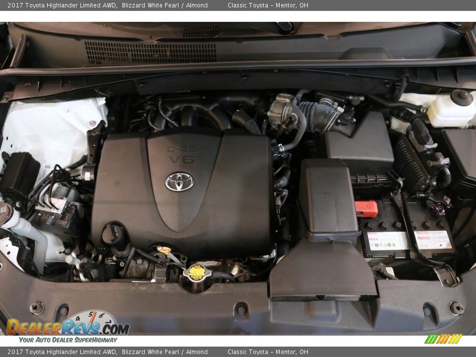2017 Toyota Highlander Limited AWD Blizzard White Pearl / Almond Photo #22