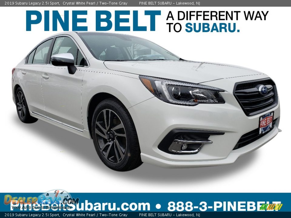 2019 Subaru Legacy 2.5i Sport Crystal White Pearl / Two-Tone Gray Photo #1