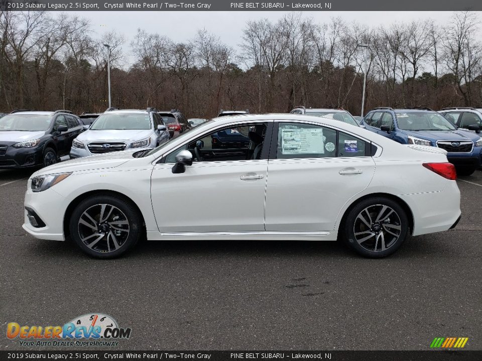2019 Subaru Legacy 2.5i Sport Crystal White Pearl / Two-Tone Gray Photo #3
