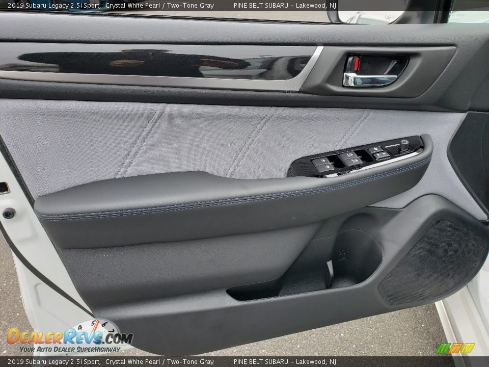 2019 Subaru Legacy 2.5i Sport Crystal White Pearl / Two-Tone Gray Photo #7