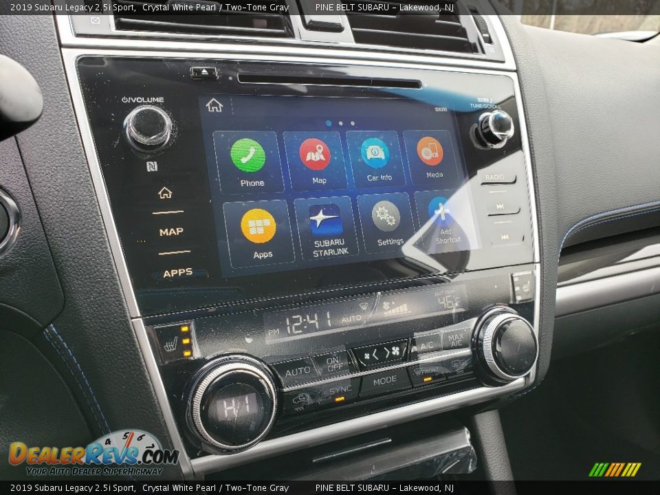 2019 Subaru Legacy 2.5i Sport Crystal White Pearl / Two-Tone Gray Photo #10