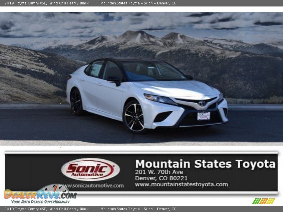 2019 Toyota Camry XSE Wind Chill Pearl / Black Photo #1