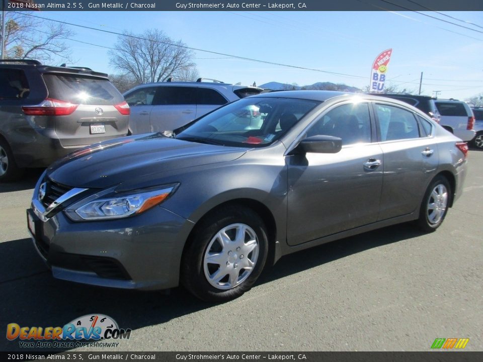 2018 Nissan Altima 2.5 S Gun Metallic / Charcoal Photo #3