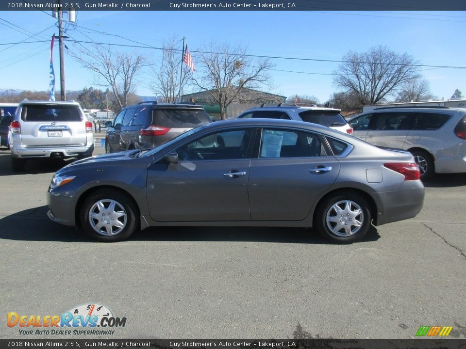 2018 Nissan Altima 2.5 S Gun Metallic / Charcoal Photo #4