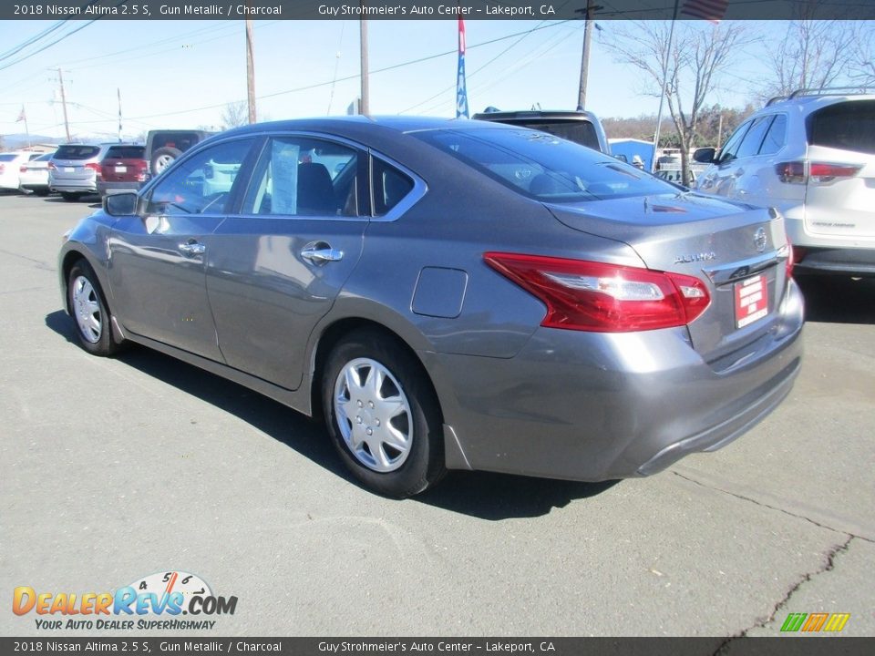 2018 Nissan Altima 2.5 S Gun Metallic / Charcoal Photo #5