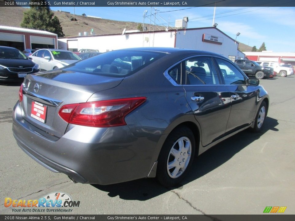 2018 Nissan Altima 2.5 S Gun Metallic / Charcoal Photo #7