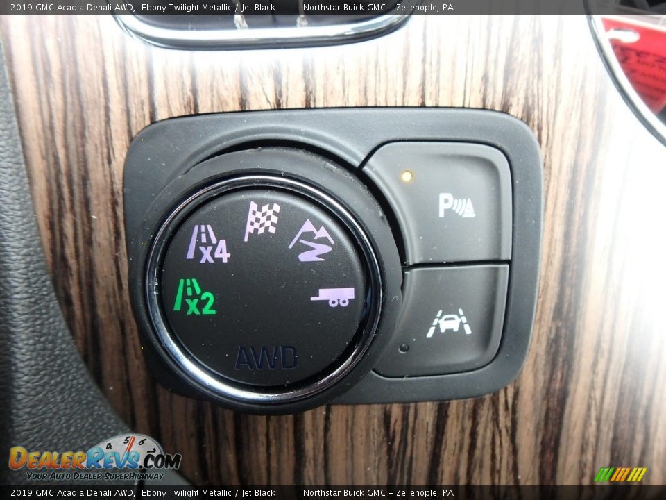 Controls of 2019 GMC Acadia Denali AWD Photo #17