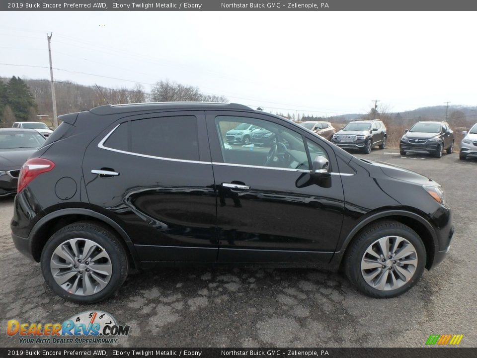 Ebony Twilight Metallic 2019 Buick Encore Preferred AWD Photo #4