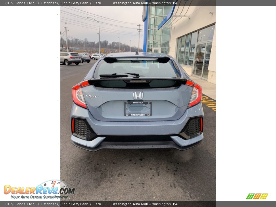 2019 Honda Civic EX Hatchback Sonic Gray Pearl / Black Photo #6