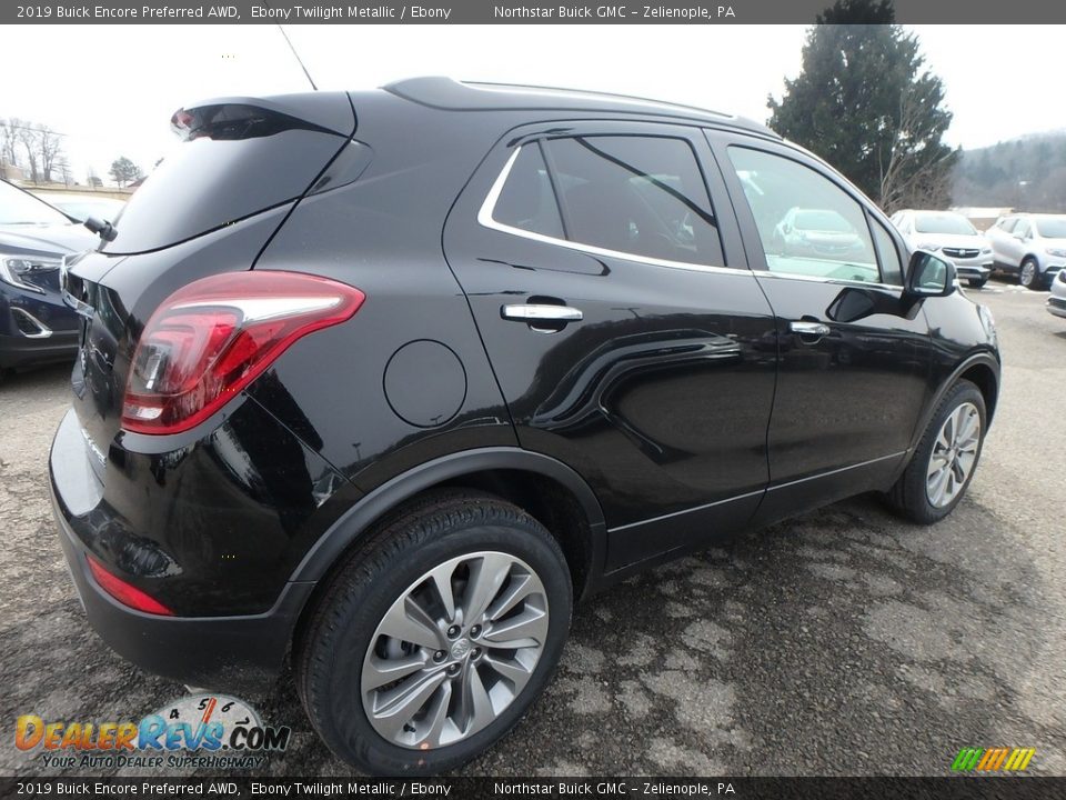 2019 Buick Encore Preferred AWD Ebony Twilight Metallic / Ebony Photo #5