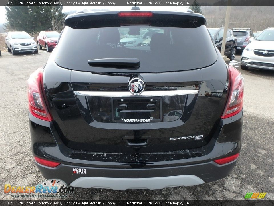 2019 Buick Encore Preferred AWD Ebony Twilight Metallic / Ebony Photo #6