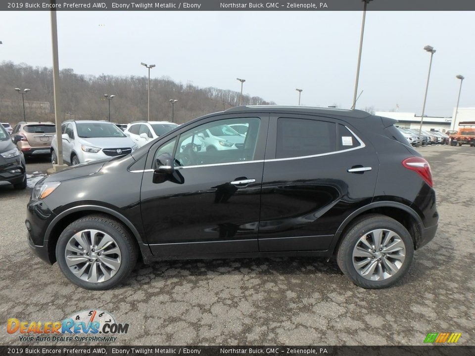 Ebony Twilight Metallic 2019 Buick Encore Preferred AWD Photo #9