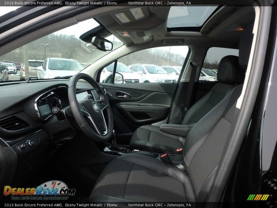 Front Seat of 2019 Buick Encore Preferred AWD Photo #11