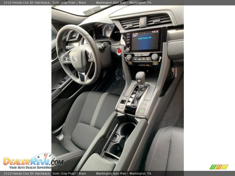 2019 Honda Civic EX Hatchback Sonic Gray Pearl / Black Photo #24