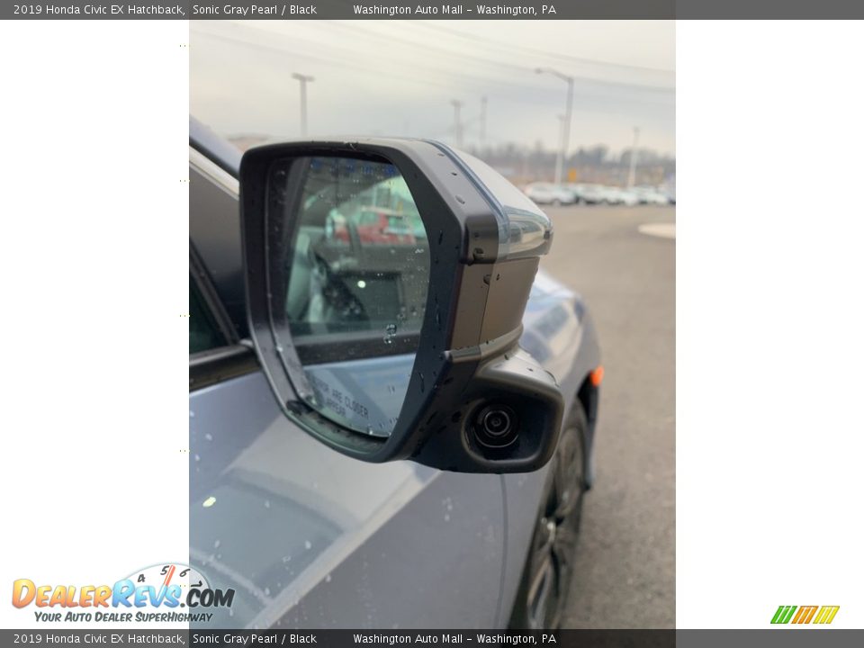 2019 Honda Civic EX Hatchback Sonic Gray Pearl / Black Photo #25