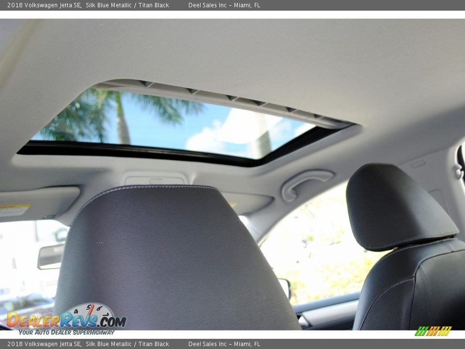 2018 Volkswagen Jetta SE Silk Blue Metallic / Titan Black Photo #13