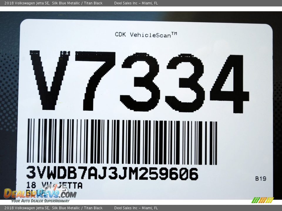 2018 Volkswagen Jetta SE Silk Blue Metallic / Titan Black Photo #20