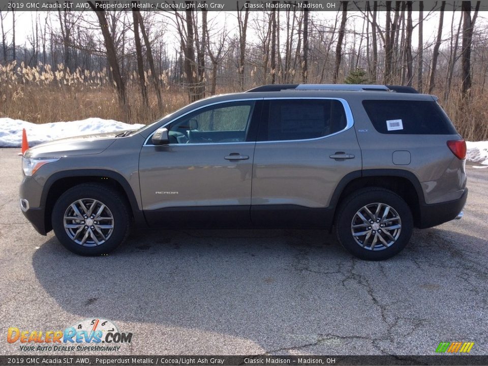 2019 GMC Acadia SLT AWD Pepperdust Metallic / Cocoa/Light Ash Gray Photo #3
