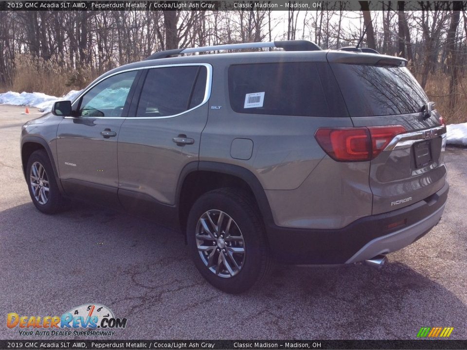 2019 GMC Acadia SLT AWD Pepperdust Metallic / Cocoa/Light Ash Gray Photo #4