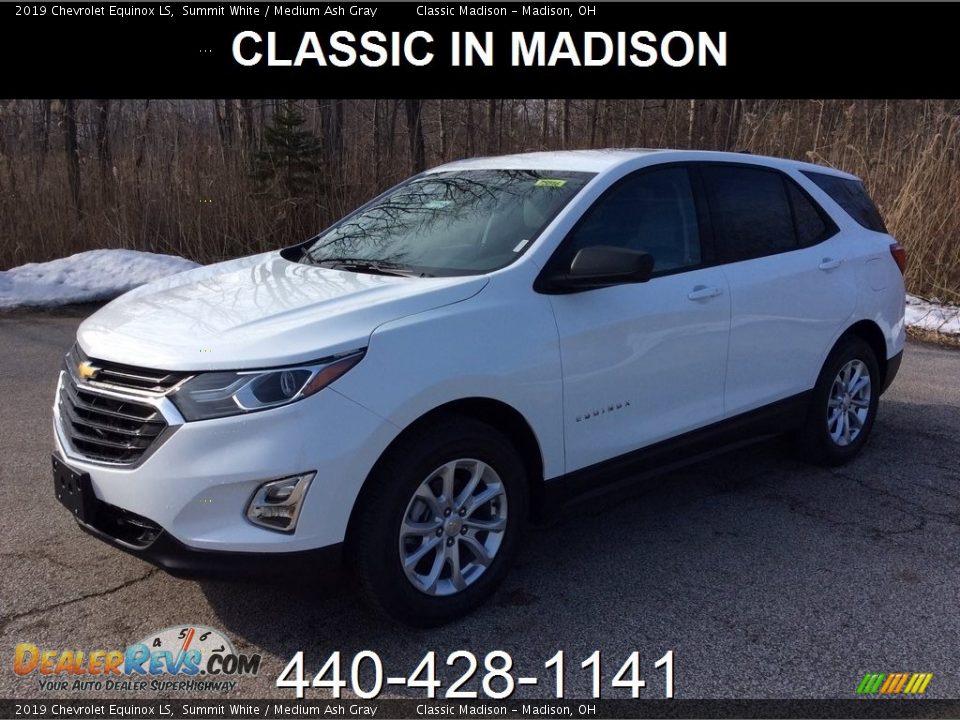 2019 Chevrolet Equinox LS Summit White / Medium Ash Gray Photo #1