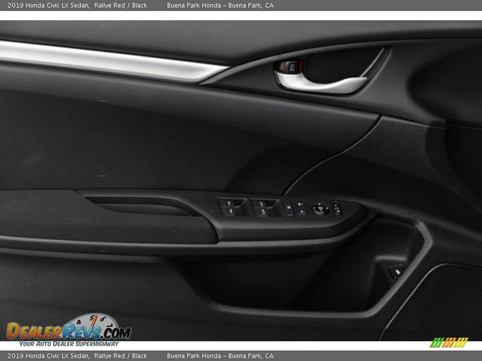 2019 Honda Civic LX Sedan Rallye Red / Black Photo #32