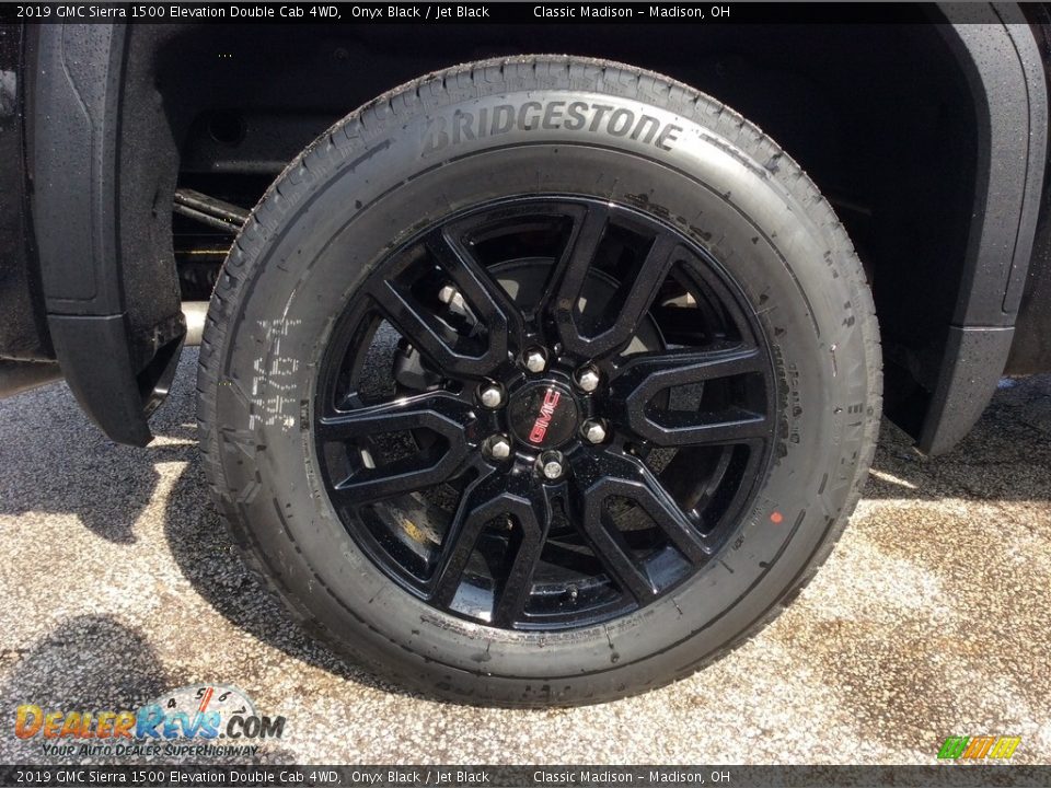 2019 GMC Sierra 1500 Elevation Double Cab 4WD Onyx Black / Jet Black Photo #7