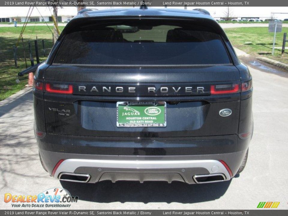 2019 Land Rover Range Rover Velar R-Dynamic SE Santorini Black Metallic / Ebony Photo #8