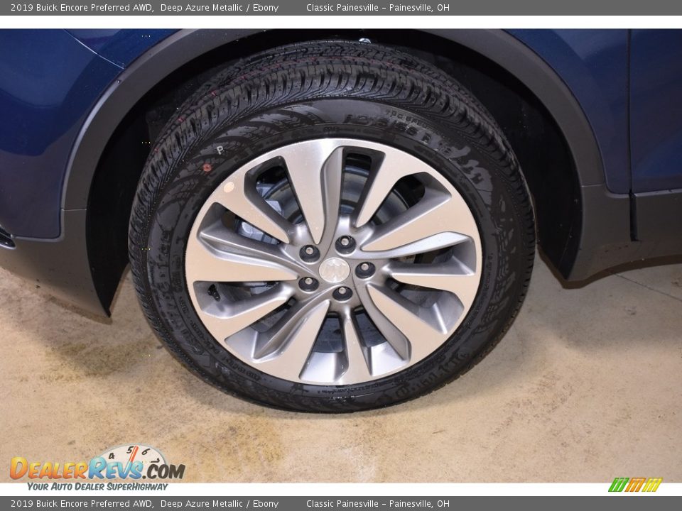 2019 Buick Encore Preferred AWD Deep Azure Metallic / Ebony Photo #5