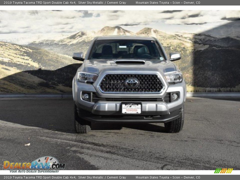 2019 Toyota Tacoma TRD Sport Double Cab 4x4 Silver Sky Metallic / Cement Gray Photo #2