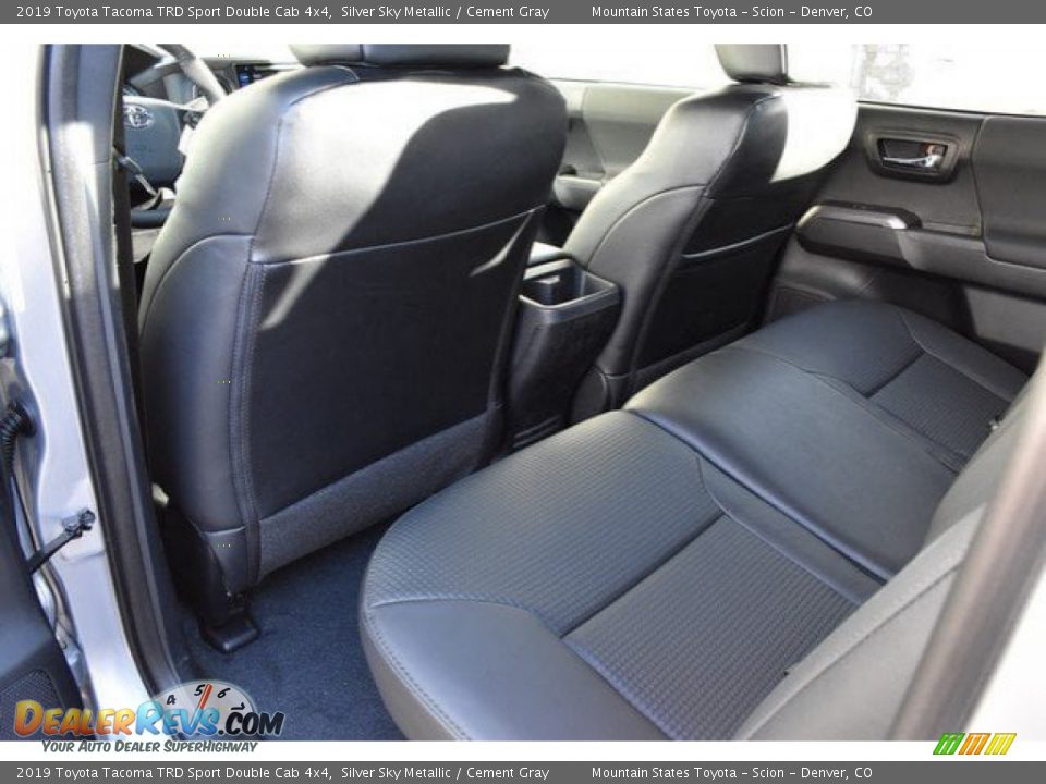 2019 Toyota Tacoma TRD Sport Double Cab 4x4 Silver Sky Metallic / Cement Gray Photo #14