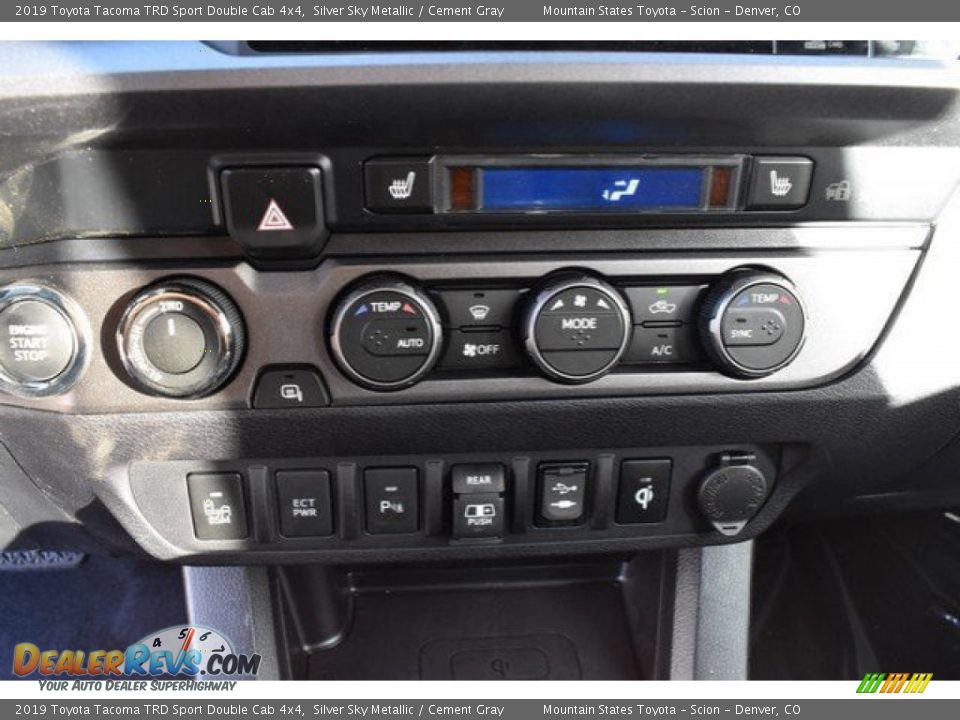 2019 Toyota Tacoma TRD Sport Double Cab 4x4 Silver Sky Metallic / Cement Gray Photo #29