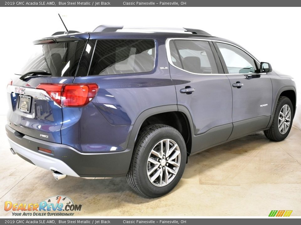 2019 GMC Acadia SLE AWD Blue Steel Metallic / Jet Black Photo #2