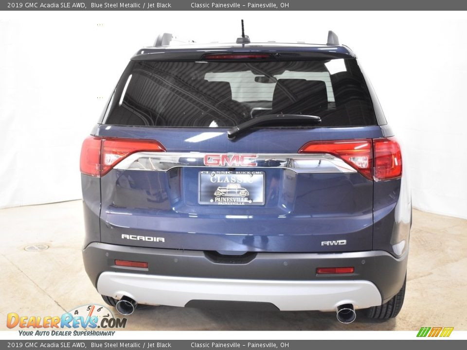 2019 GMC Acadia SLE AWD Blue Steel Metallic / Jet Black Photo #3