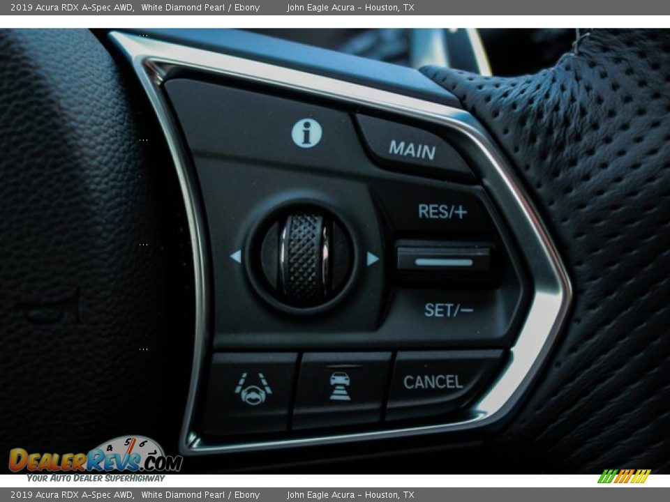 2019 Acura RDX A-Spec AWD Steering Wheel Photo #33