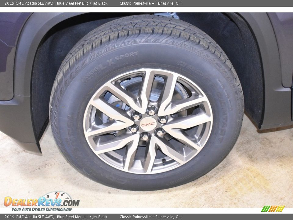 2019 GMC Acadia SLE AWD Blue Steel Metallic / Jet Black Photo #5