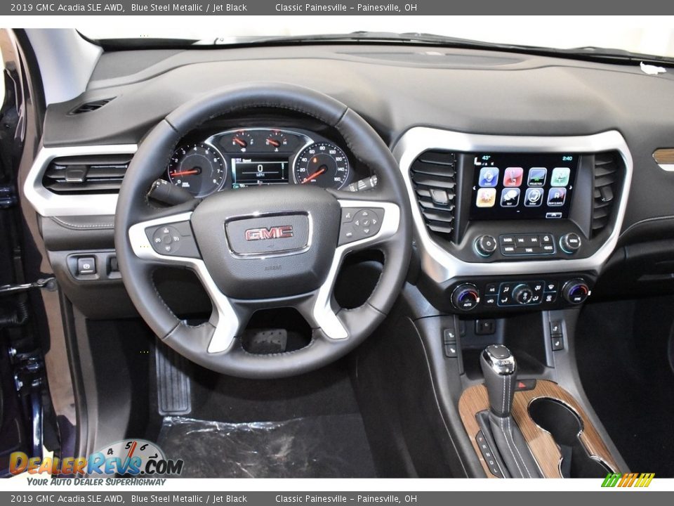 2019 GMC Acadia SLE AWD Blue Steel Metallic / Jet Black Photo #10