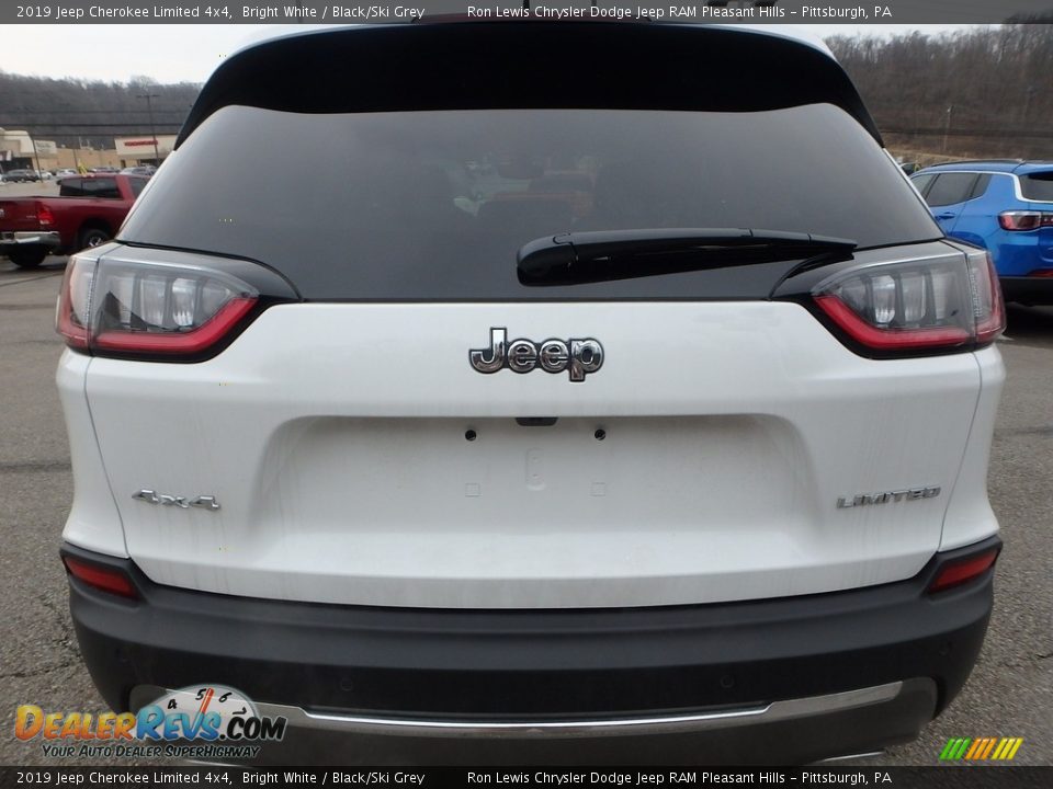 2019 Jeep Cherokee Limited 4x4 Bright White / Black/Ski Grey Photo #5
