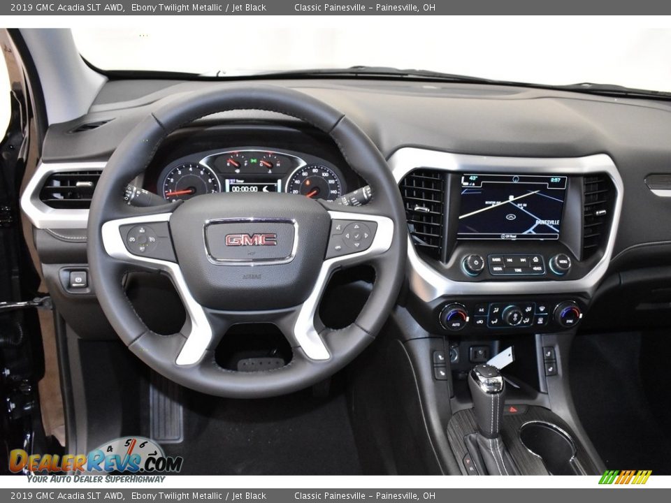 2019 GMC Acadia SLT AWD Ebony Twilight Metallic / Jet Black Photo #11