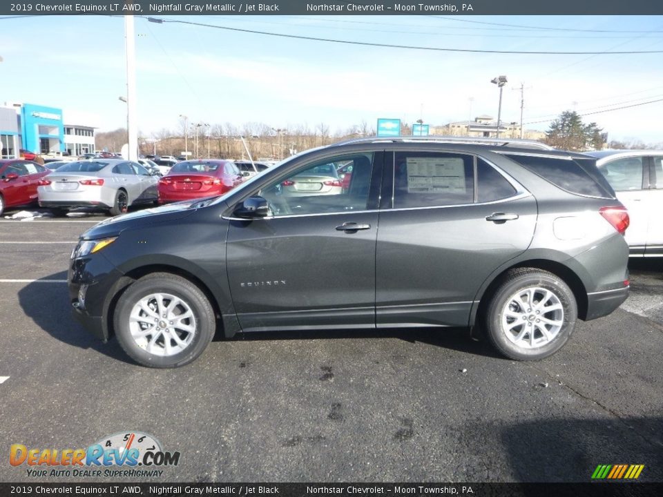 2019 Chevrolet Equinox LT AWD Nightfall Gray Metallic / Jet Black Photo #2