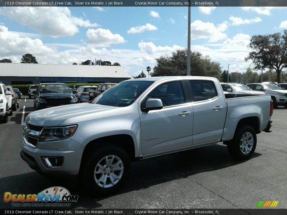 2019 Chevrolet Colorado LT Crew Cab Silver Ice Metallic / Jet Black Photo #1