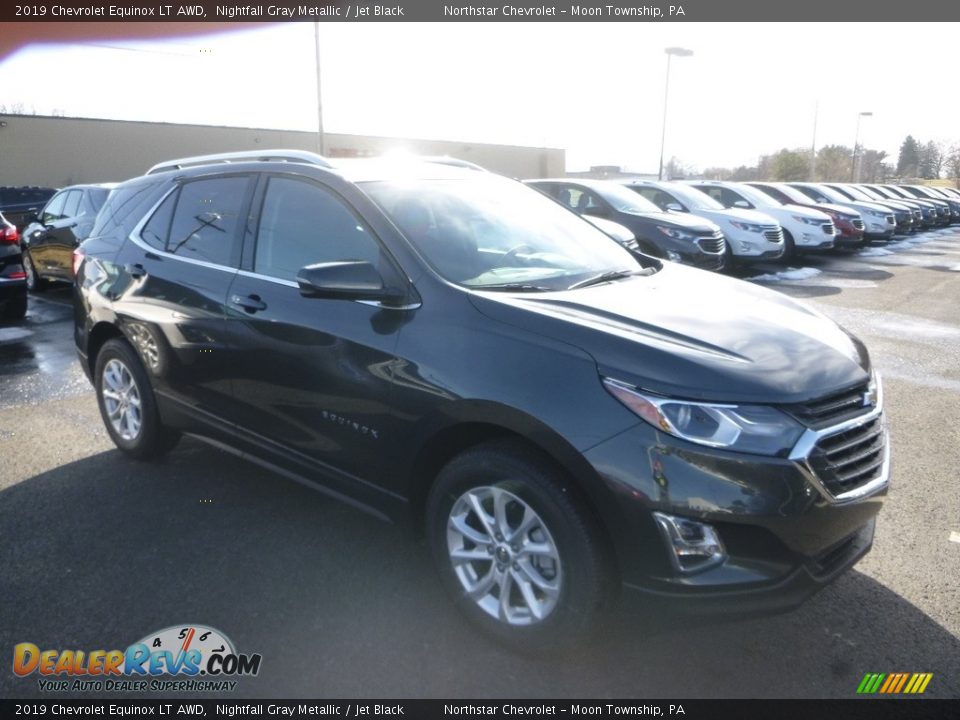 2019 Chevrolet Equinox LT AWD Nightfall Gray Metallic / Jet Black Photo #7