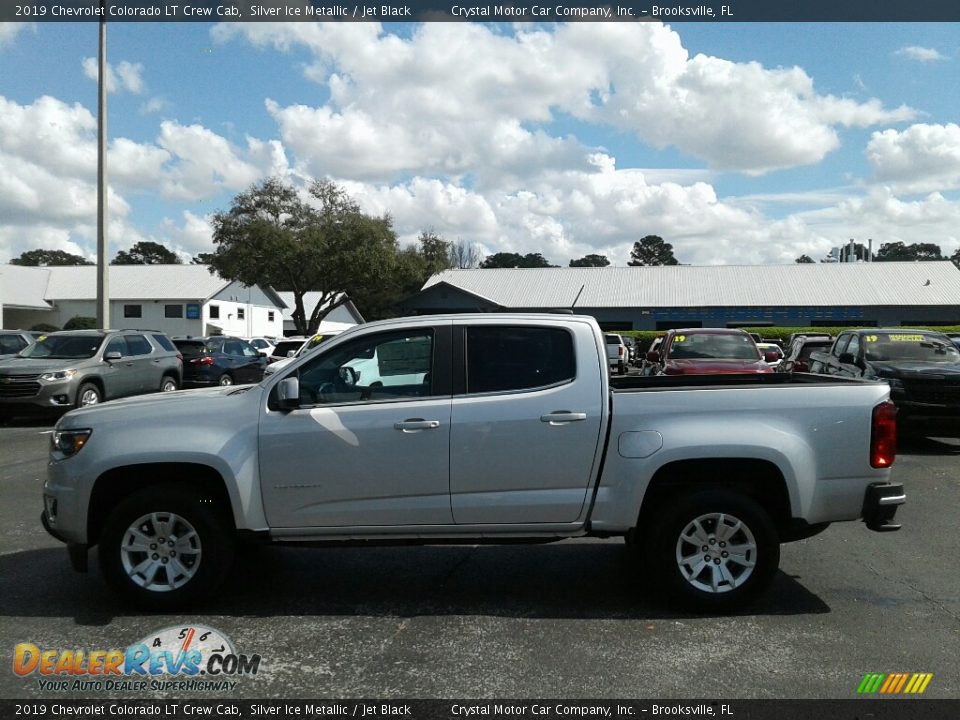 2019 Chevrolet Colorado LT Crew Cab Silver Ice Metallic / Jet Black Photo #2